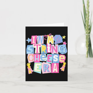 in My String Retro Cheese Era Mom Women Mothers Card