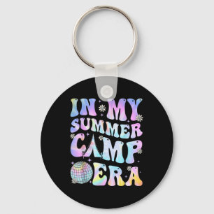 In My Summer Camp Era Camping Tie Dye Last Day Of  Key Ring