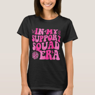In My Support Squad Era Groovy Breast Cancer Aware T-Shirt