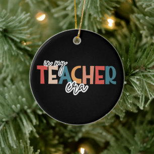 In my teacher era gift for teacher ceramic tree decoration