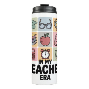 In My Teacher Era Kindergarten Teacher Life Thermal Tumbler