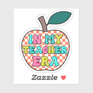 In My Teacher Era Retro Apple Back To School