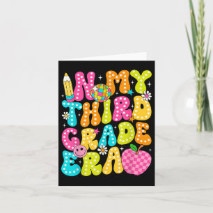 In My Third Grade Era 3rd Grade Era Teacher Back T Card
