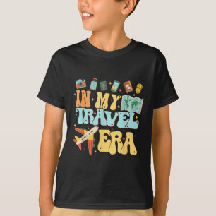 In My Travel Era Funny Traveller Aeroplane Summer T-Shirt