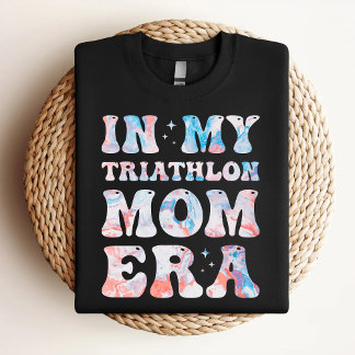 In My Triathlon Mum Era Colourful Triathlon Mum T-Shirt