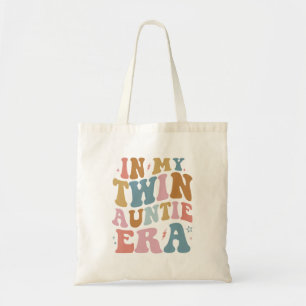 In My Twin Auntie Era Pregnancy Announcement Tote Bag