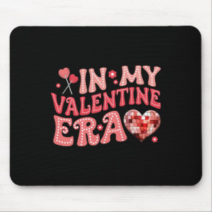 In My Valentine Era Cute Valentine's Day Girls Wom Mouse Pad