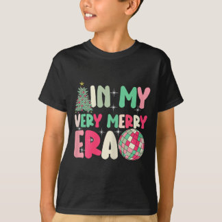 In My Very Merry Era - Cute Groovy Xmas T-Shirt