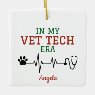 In My Vet Tech Era Ceramic Ornament