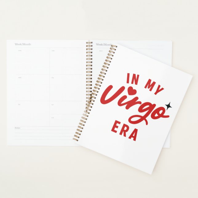 In My Virgo Era Notebook, Virgo Birthday Gift  Planner (Display)