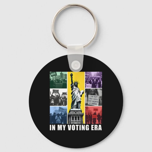 In My Voting Era Harris Wheimer Presidential Elect Key Ring (Front)