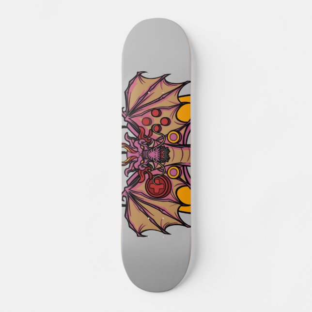 In My World I Fight Dragons Skateboard (Front)