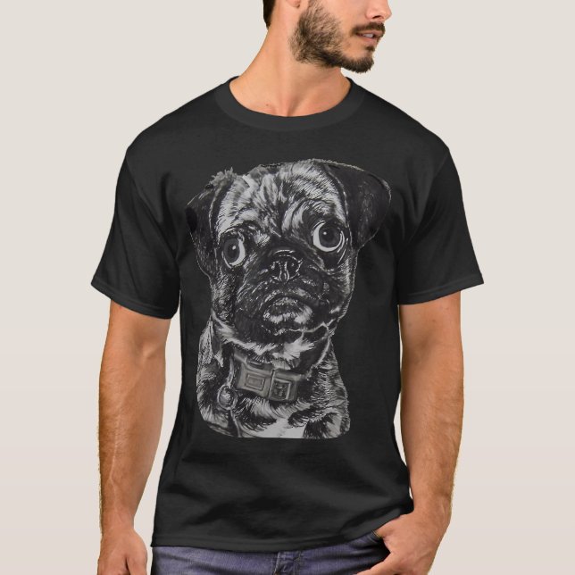 In need of cuddles!!! ....Pug T-Shirt (Front)