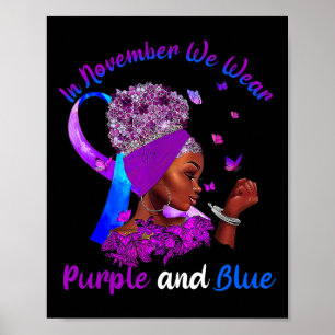 In November Pancreatic Cancer and Diabetes Awarene Poster