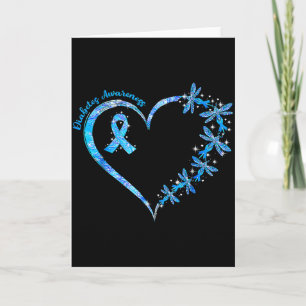 In November We Wear Blue Diabetes Awareness Love Card