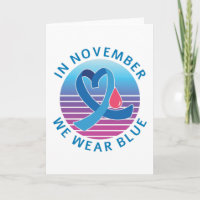 In November We Wear Blue diabetes awareness month