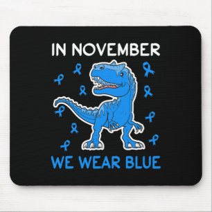 In November We Wear Blue Diabetes Awareness Toddle Mouse Pad