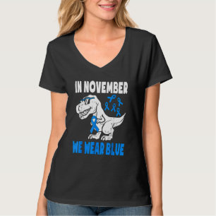 In November We Wear Blue Diabetes Awareness Toddle T-Shirt