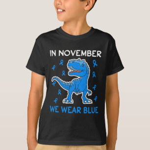 In November We Wear Blue Diabetes Awareness Toddle T-Shirt