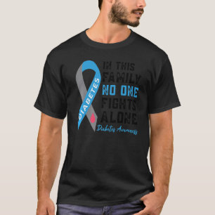 In November We Wear Blue Diabetic T1d T2d Diabetes T-Shirt