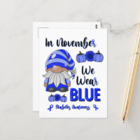 In November We Wear Blue: Gnome Diabetes Awareness