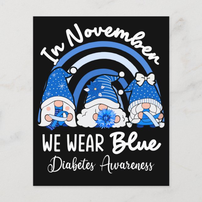 In November We Wear Blue Gnomes (Front)