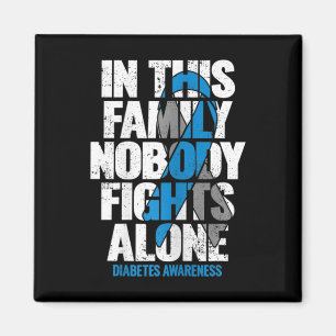 In November We Wear Blue T1d T2d Diabetic Diabetes Magnet