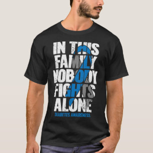 In November we Wear Blue T1D T2D Diabetic Diabetes T-Shirt