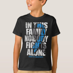 In November We Wear Blue T1d T2d Diabetic Diabetes T-Shirt