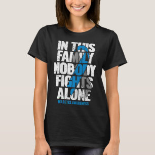 In November We Wear Blue T1d T2d Diabetic Diabetes T-Shirt