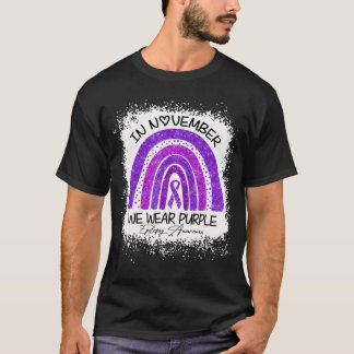 In November We Wear Purple Epilepsy Awareness T-Shirt