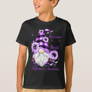 In November We Wear Purple Gnomes Heimerheimer Awa T-Shirt