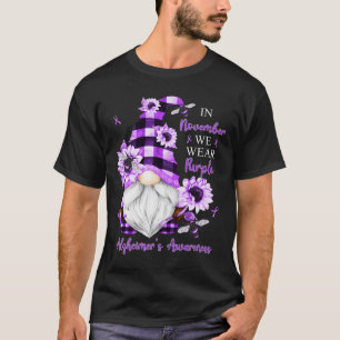 In November We Wear Purple Gnomes Heimerheimer Awa T-Shirt