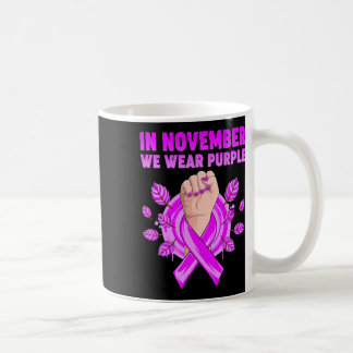 In November We Wear Purple Heimerheimer Awareness Coffee Mug