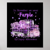 In November We Wear Purple Truck Epilepsy Awarenes