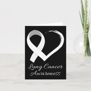 In November We Wear White Lung Cancer Awareness Mo Card