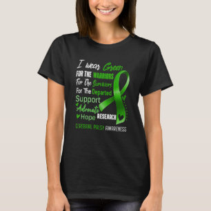 In October I Wear Green For Cerebral Palsy Awarene T-Shirt