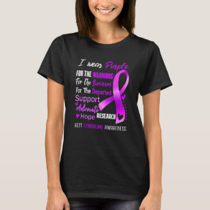 In October I Wear Purple For Rett Syndrome Awarene T-Shirt