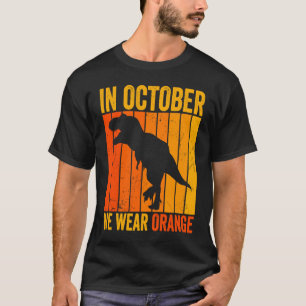 In October We Wear Orange Stop Bullying Unity Day  T-Shirt