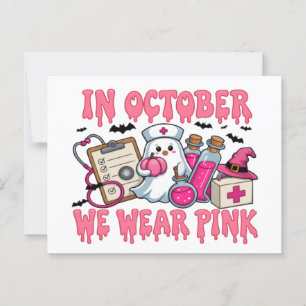 In October, We Wear Pink 2025 — Join the Movement Postcard