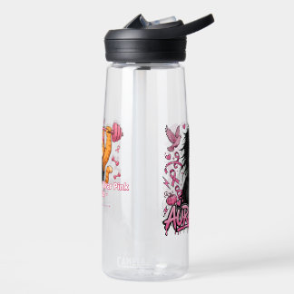 In October We Wear Pink - Aura +1000 Gym Cat Water Bottle