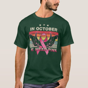 In October We Wear Pink Breast Cancer Awareness Pi T-Shirt