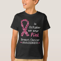 In October we wear pink Breast Cancer Awareness