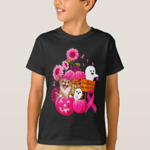In October We Wear Pink Chihuahua Dog Breast Cance T-Shirt
