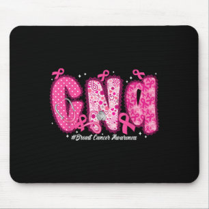 In October We Wear Pink Cna Nurse Breast Cancer Aw Mouse Pad