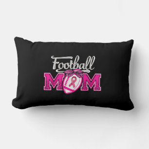 In October We Wear Pink Football Mum Breast Cancer Lumbar Cushion