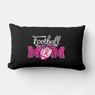 In October We Wear Pink Football Mum Breast Cancer Lumbar Cushion