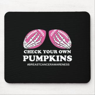 In October We Wear Pink Footll Breast Cancer Aware Mouse Pad