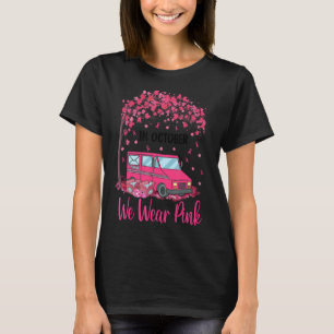 In October We Wear Pink Mail Carrier Postal Worker T-Shirt