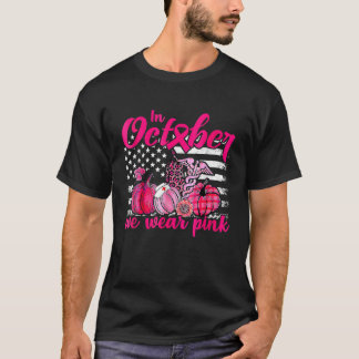 In October We Wear Pink Pumpkin Nurse Life Breast T-Shirt